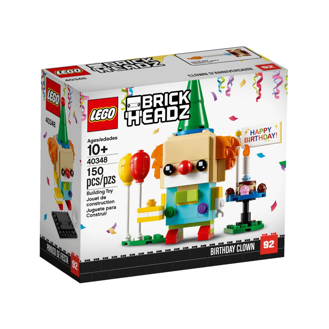 LEGO® BrickHeadz 40348 Geburtstagsclown