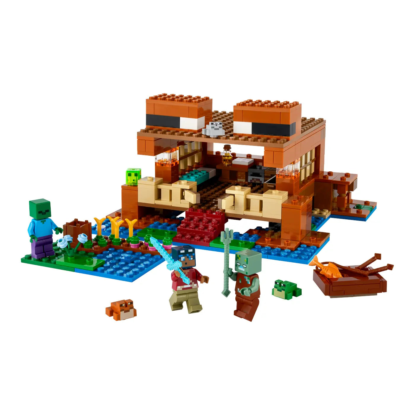 LEGO® Minecraft® 21256 Das Froschhaus