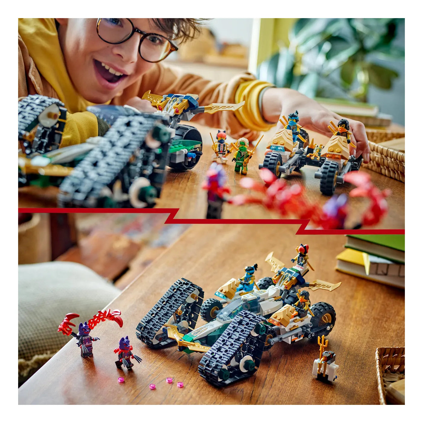 LEGO® NINJAGO® 71820 Kombi-Raupe des Ninja-Teams