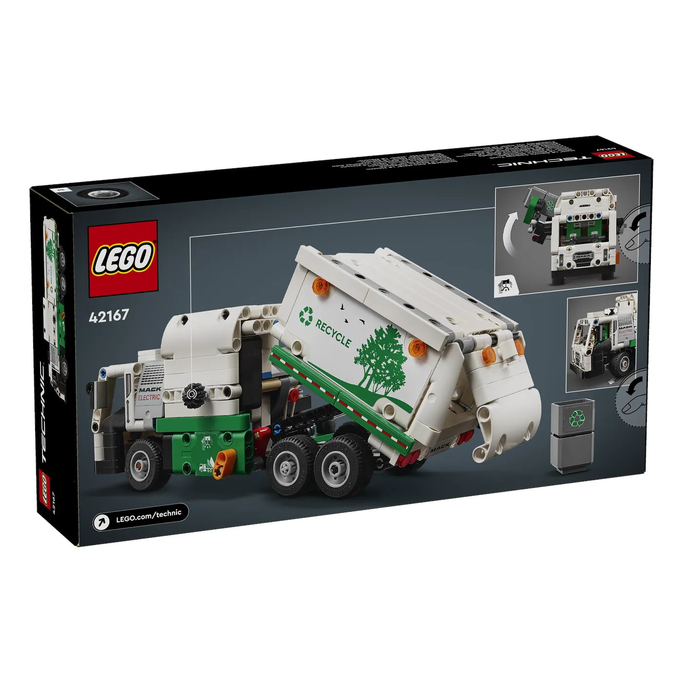 LEGO® Technic 42167 Mack® LR Electric Müllwagen