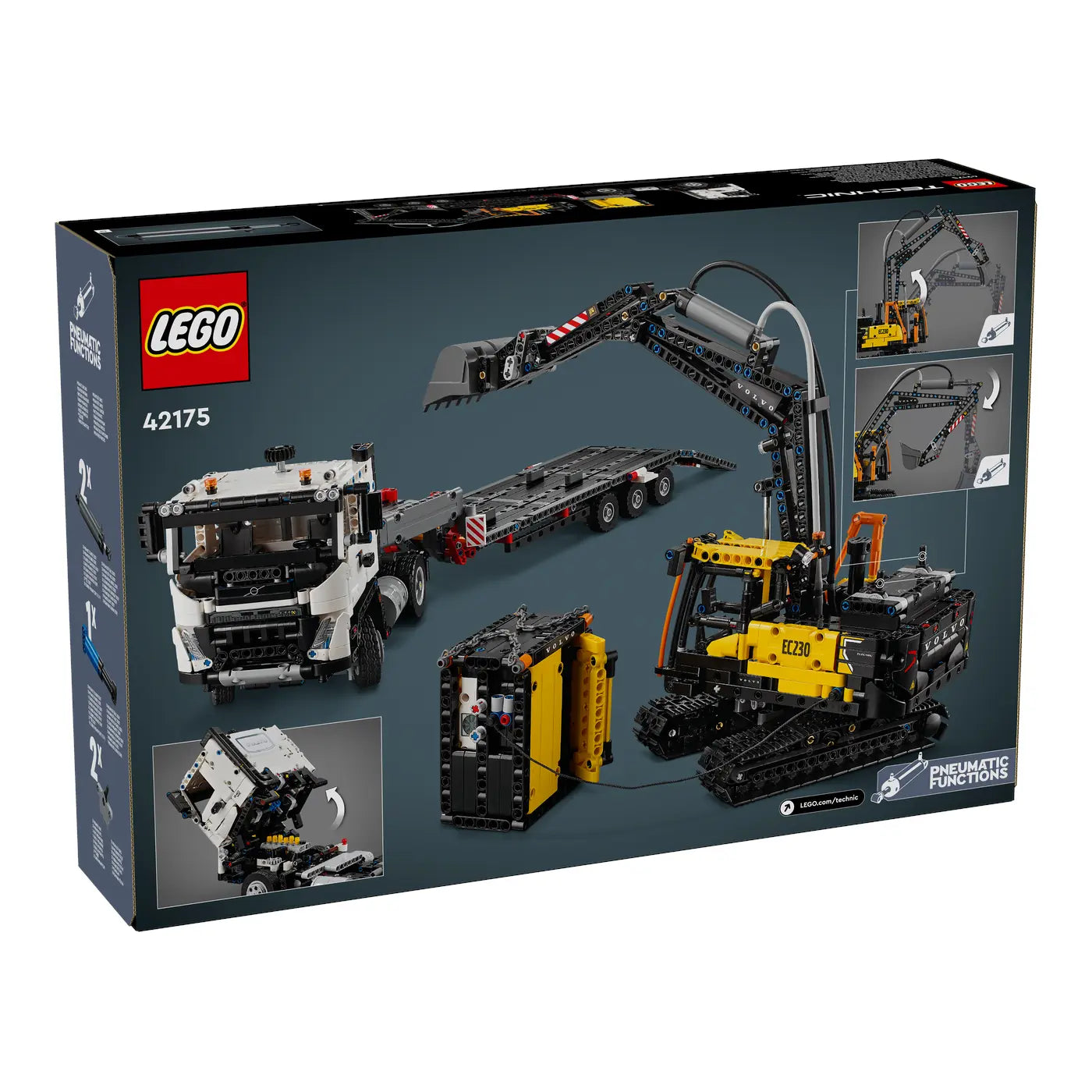 LEGO® Technic 42175 Volvo FMX LKW mit EC230 Electric Raupenbagger