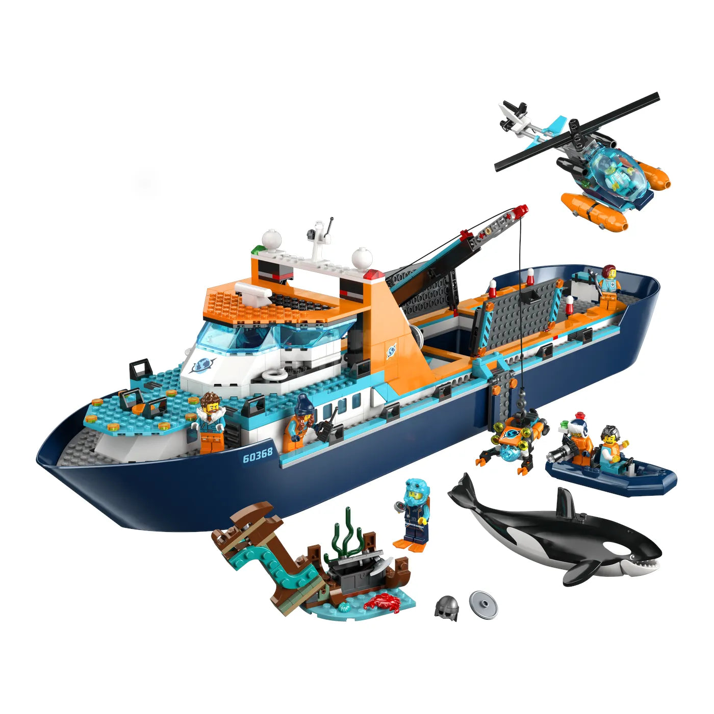 LEGO® City 60368 Arktis-Forschungsschiff