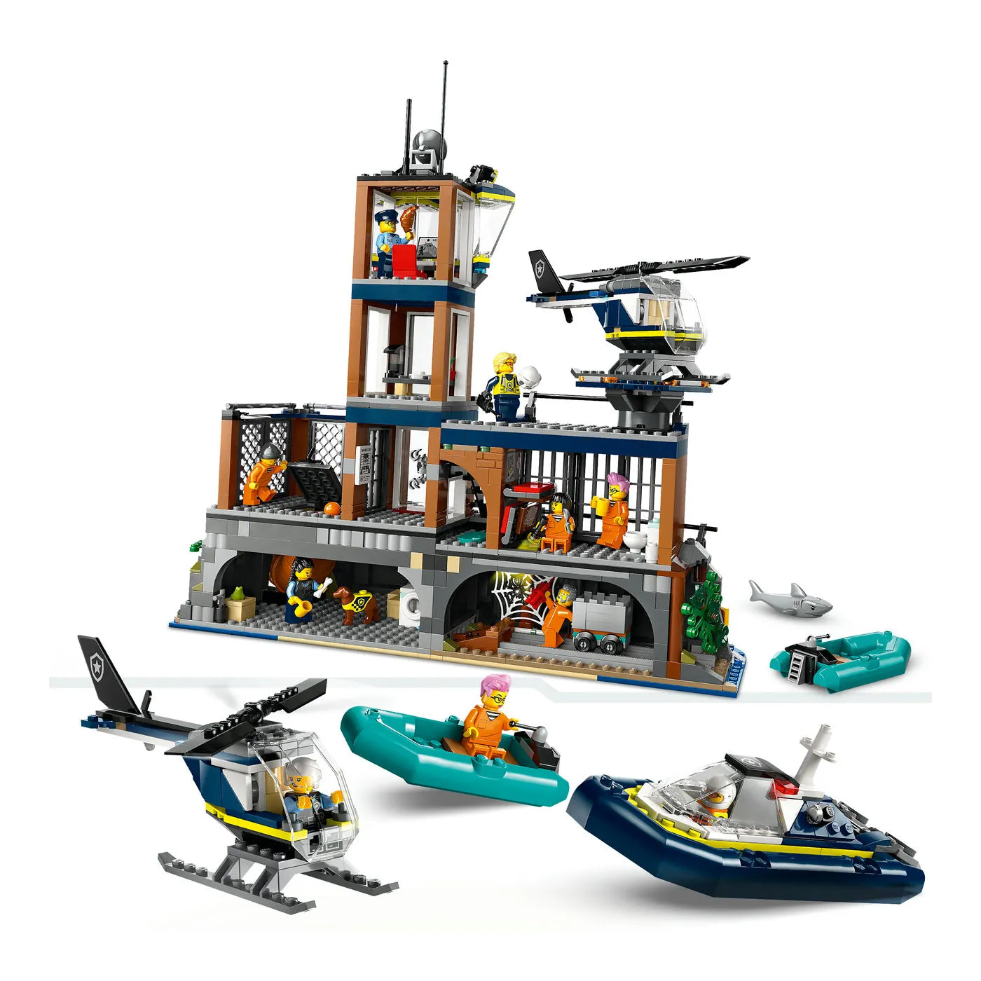 LEGO® City 60419 Polizeistation auf der Gefängnisinsel