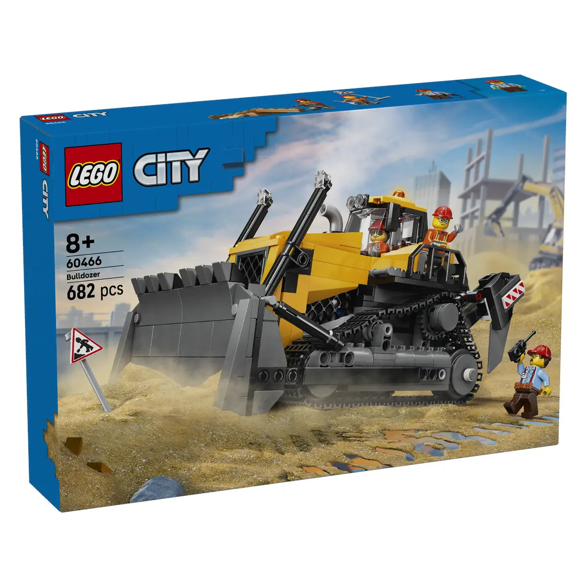 LEGO® City 60466 Gelber Bulldozer