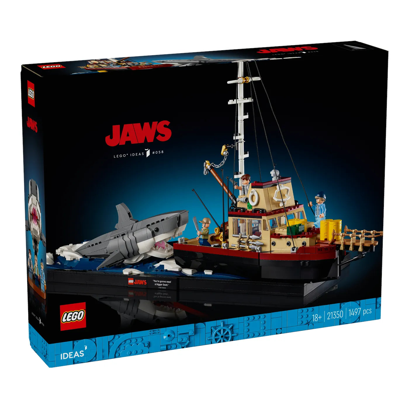 LEGO® Ideas 21350 Der weiße Hai