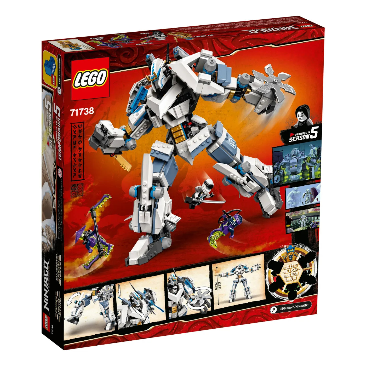 LEGO® NINJAGO® 71738 Zanes Titan-Mech
