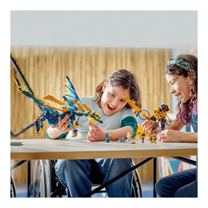 LEGO® NINJAGO® 71796 Kaiserliches Mech-Duell gegen den Elementardrachen