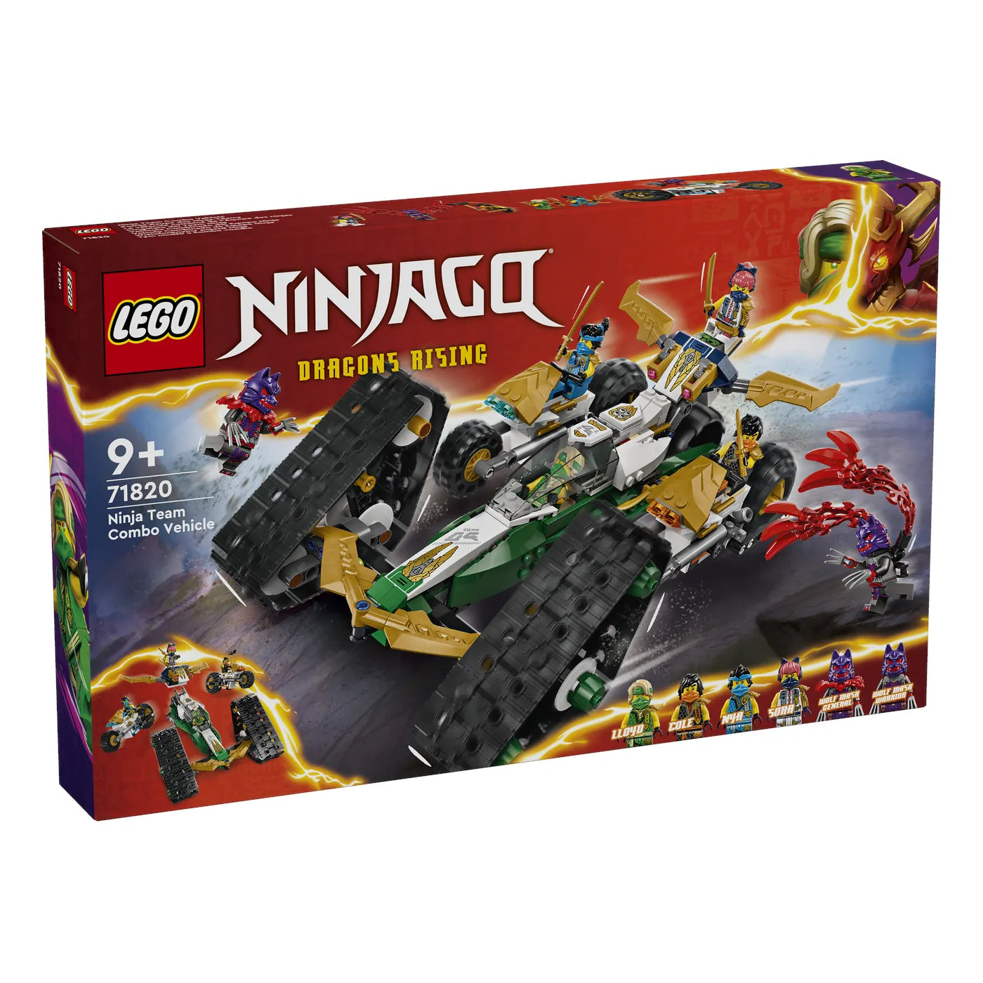 LEGO® NINJAGO® 71820 Kombi-Raupe des Ninja-Teams
