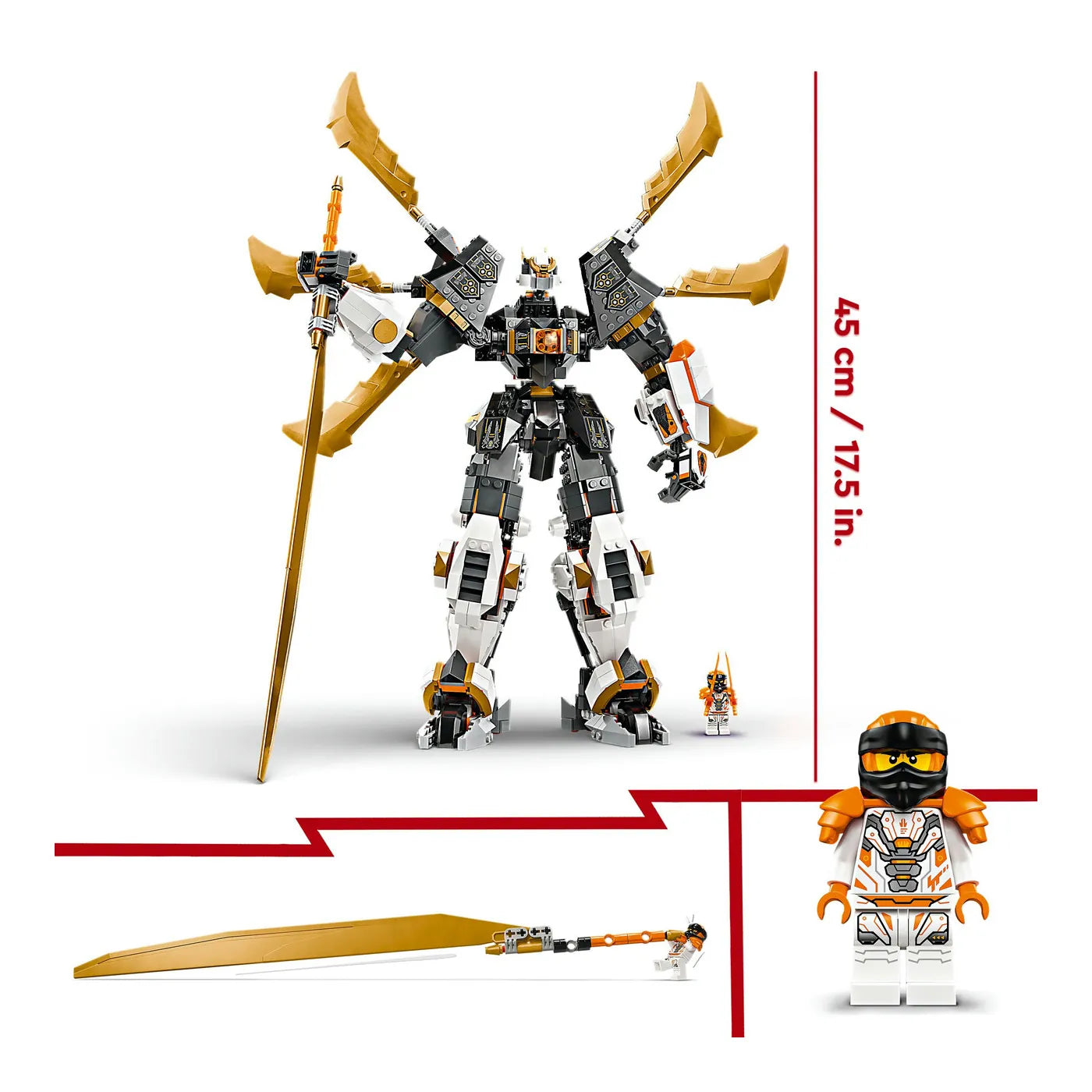 LEGO® NINJAGO® 71821 Coles Titandrachen-Mech