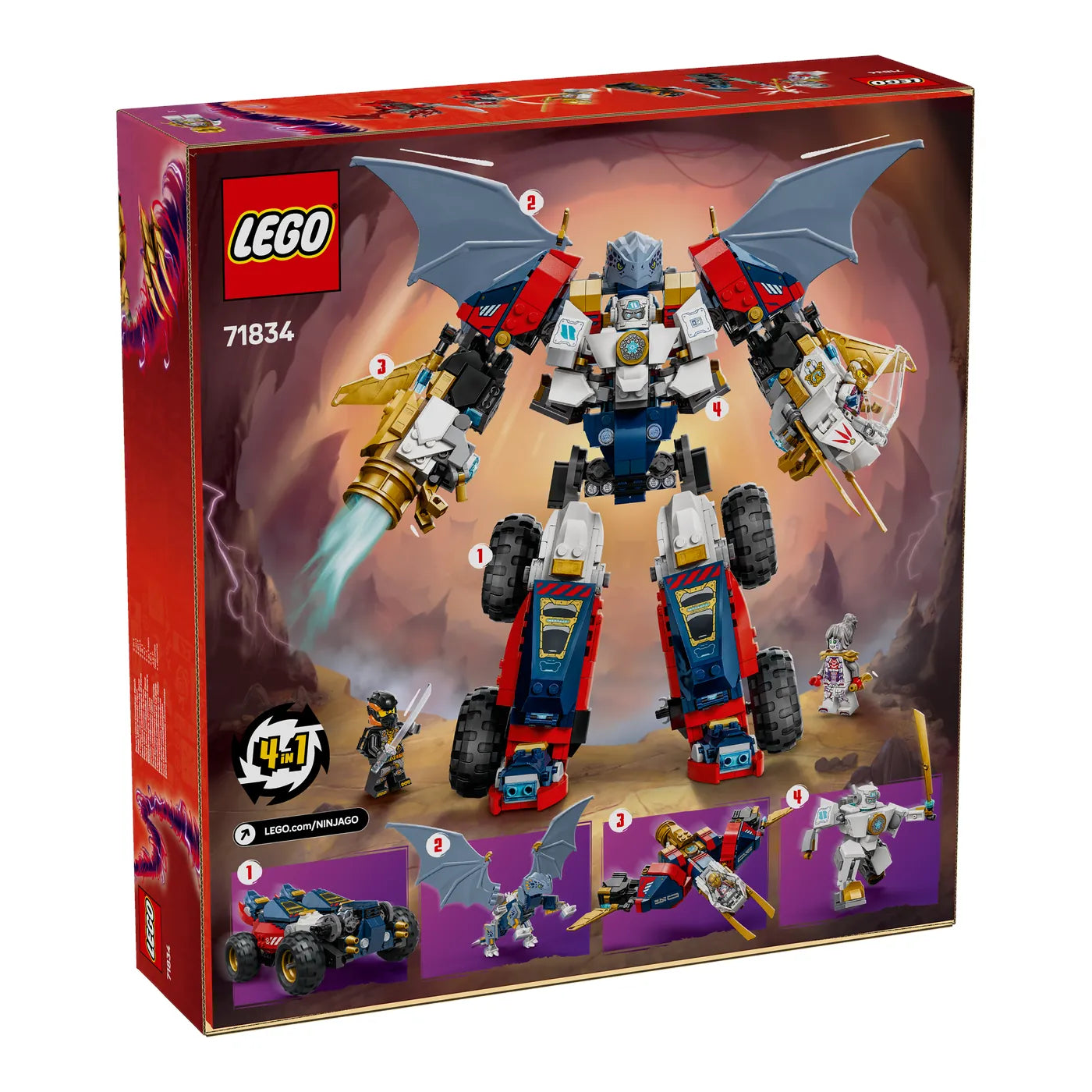 LEGO® NINJAGO® 71834 Zanes Ultra-Kombi-Mech