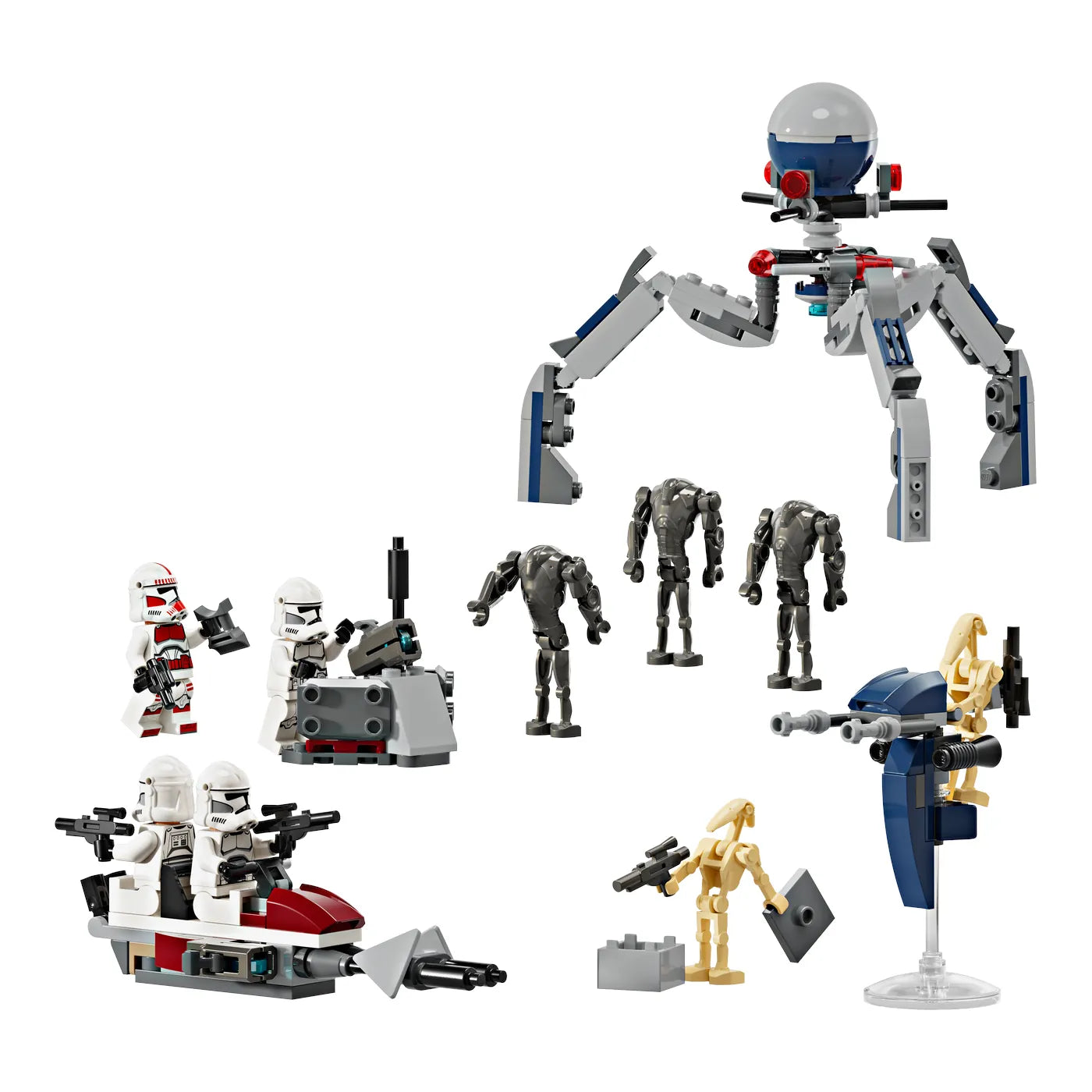 LEGO® Star Wars™ 75372 Clone Trooper™ &amp; Battle Droid™ Battle Pack