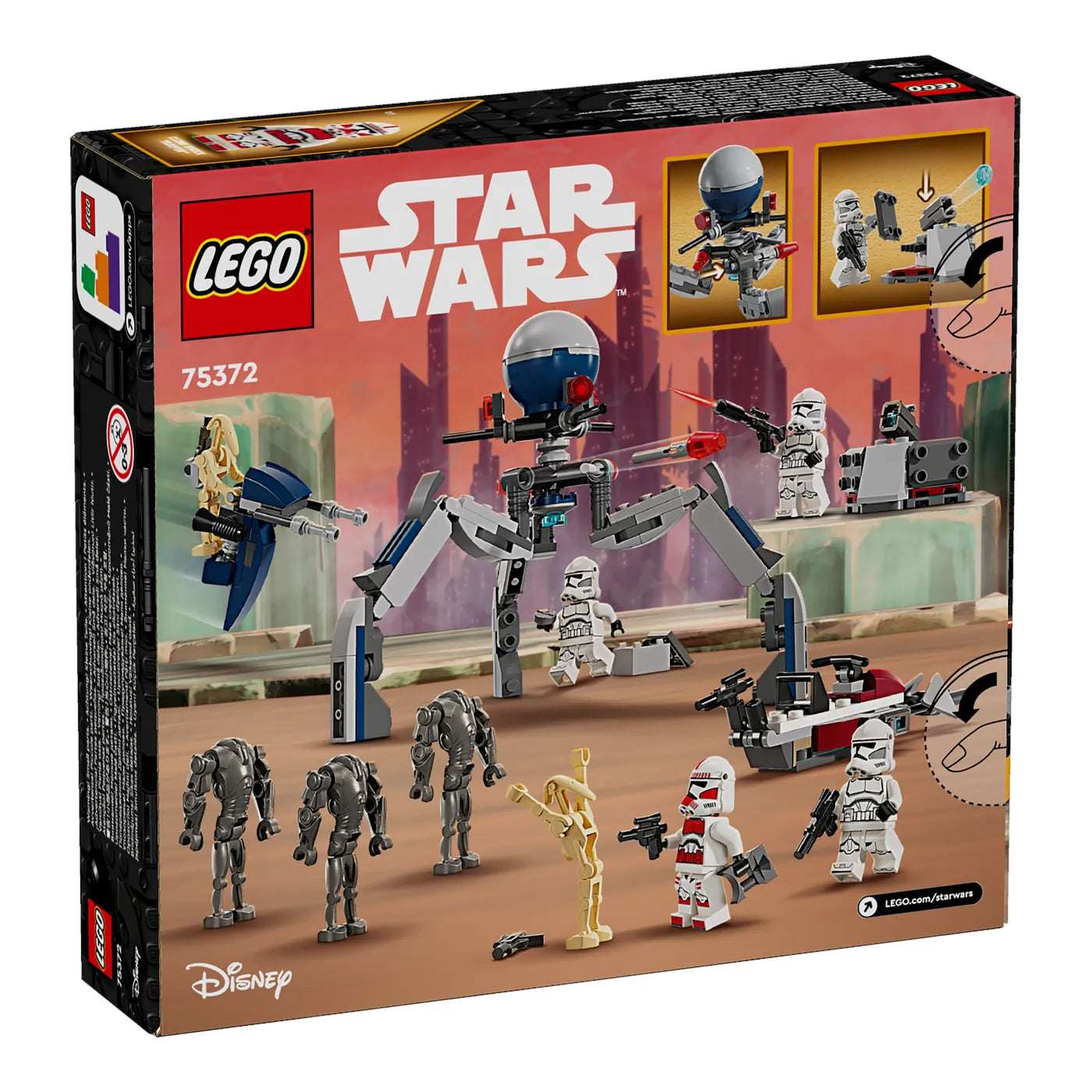 LEGO® Star Wars™ 75372 Clone Trooper™ &amp; Battle Droid™ Battle Pack