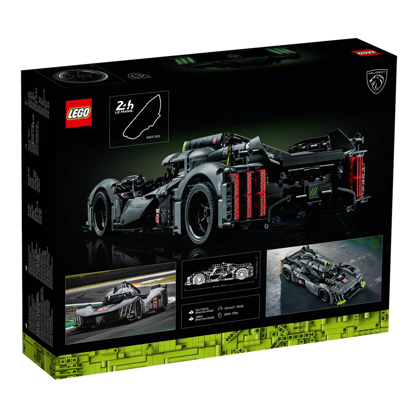 LEGO® Technic 42156 PEUGEOT 9X8 24H Le Mans Hybrid Hypercar