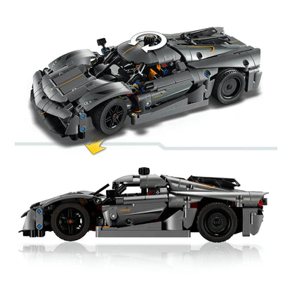 LEGO® Technic 42173 Koenigsegg Jesko Absolut Supersportwagen in Grau