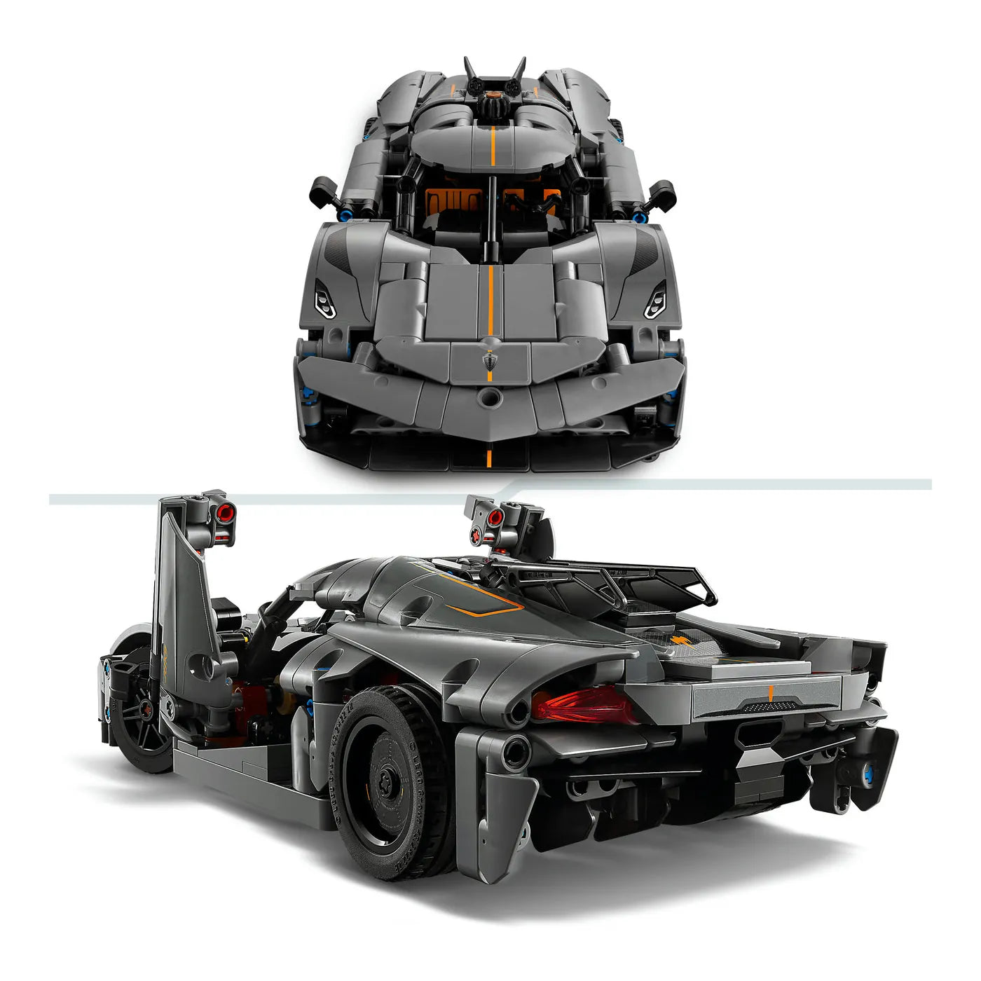LEGO® Technic 42173 Koenigsegg Jesko Absolut Supersportwagen in Grau